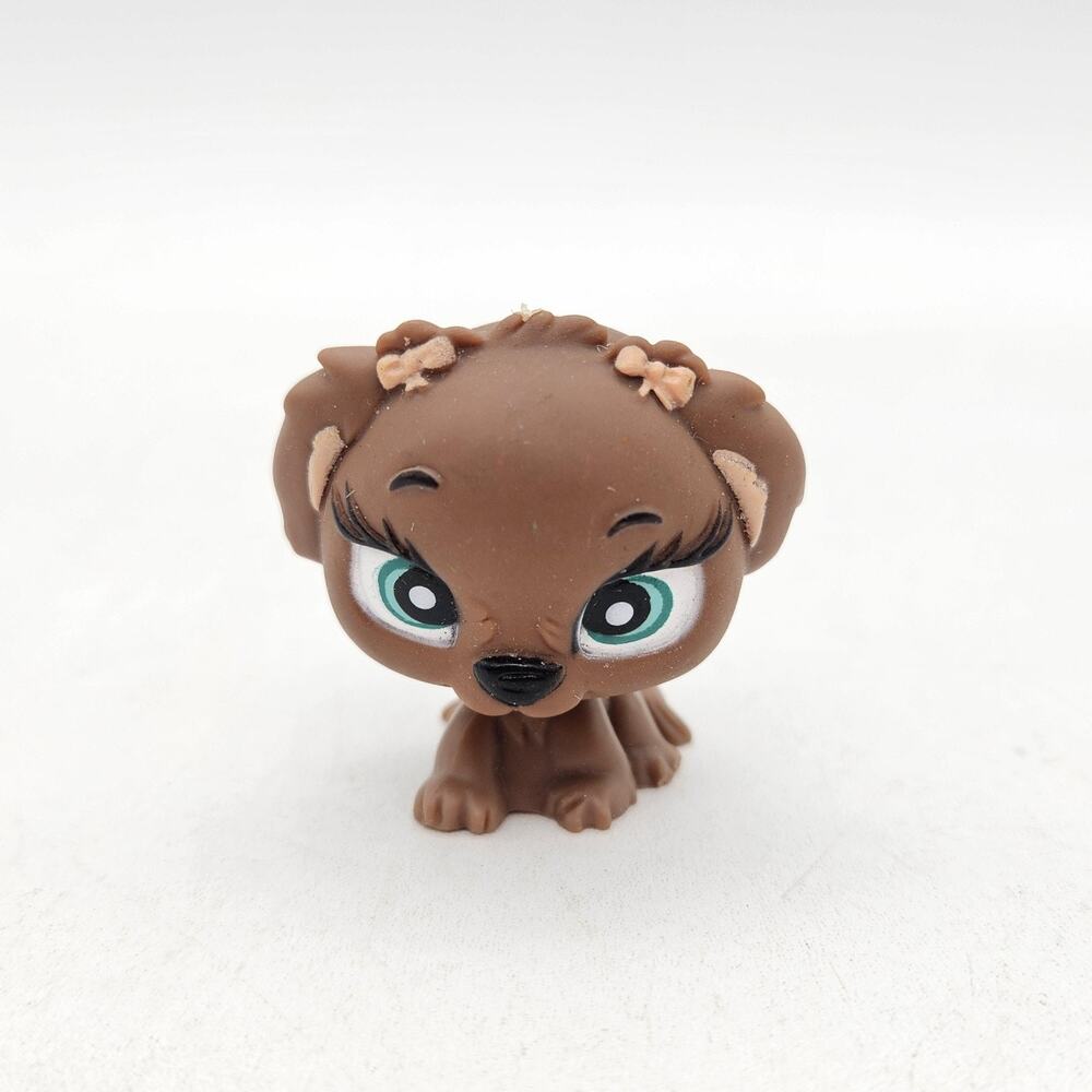 MGA Entertainment Brown Puppy Dog Mini Figure Toy Collectible Pet Cute Small